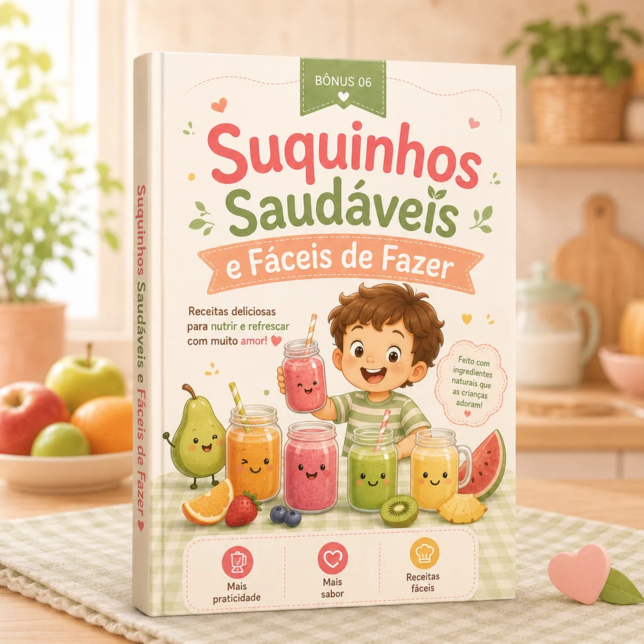 Suquinhos Saudáveis e Fáceis de Fazer